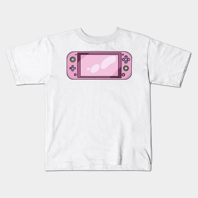 Game device Kids T-Shirt by lavavamp